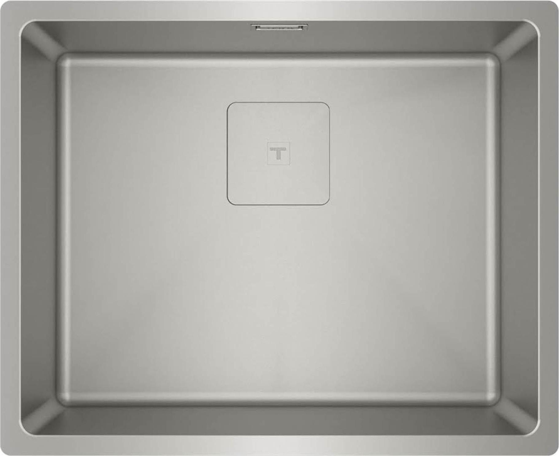 Teka 115000062, Unterbauspüle, Rechteckig, Edelstahl, Silber, 1 Becken, 500 x 400 mm
