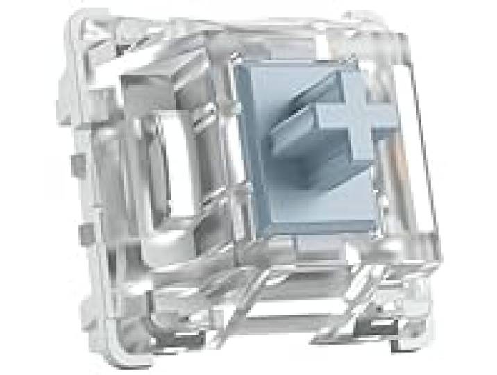 Glorious Gaming 120x Kailh-brytare (silver) – linjära och snabba, 40 g aktiveringskraft, snabba brytare, 3-stiftsmontering, SMD-LED-kompatibla – Kailh Silver