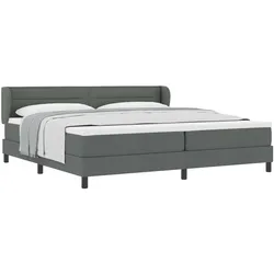 vidaXL, Boxspringbett, Catardorf (Linien-Design) (200 x 200 cm)