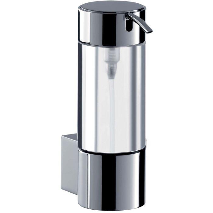 Emco Flüssigseifenspender System 2, chrom 35210010 Wandmodell, Kristallglasbehälter, Metallpumpe