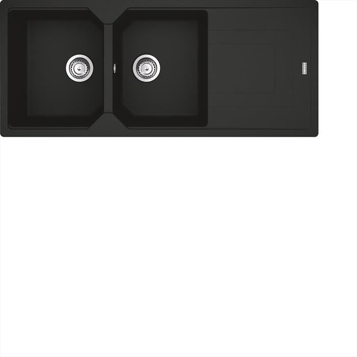 Franke Lavello 2 Vasche Urban Ubg 621-116-black Matt