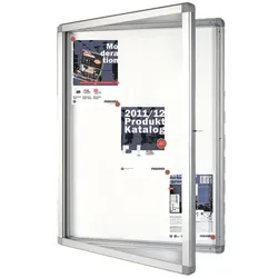 Franken Schaukasten »ECO SK9SE« für den Innen- und Außenbereich silber, 75x101.1x4.5 cm