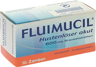 Zambon GmbH FLUIMUCIL Hustenlöser akut 600 Brausetabletten 10 St 02650216
