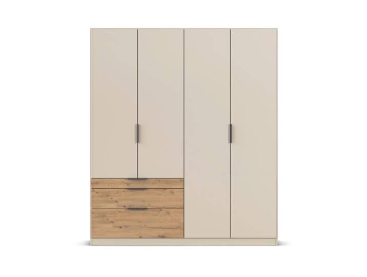 Trendstore Rani Drehtürenschrank mit 3 Schubladen - in verschie