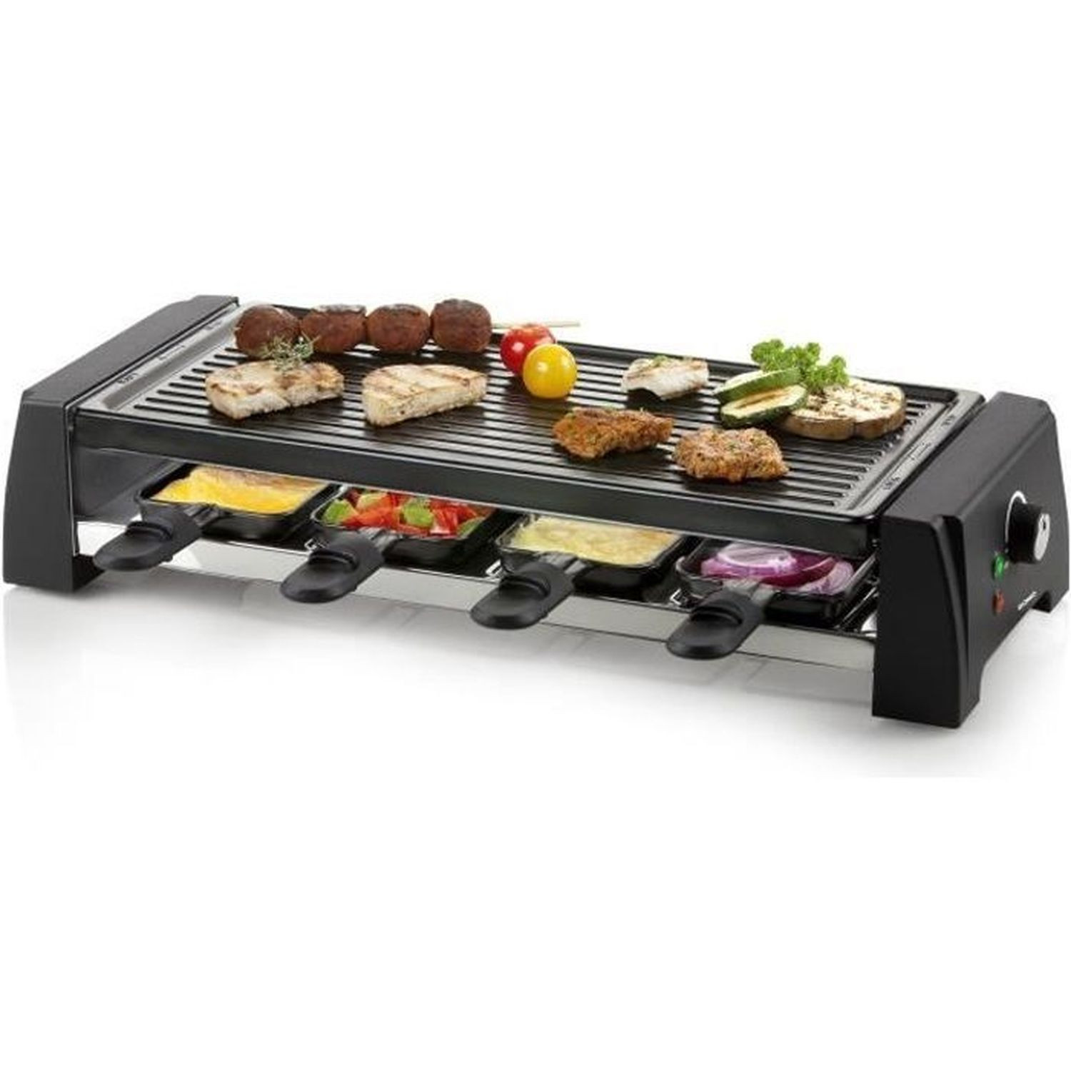Domo DO9189G Raclette machine voor 8 personen - Zwart