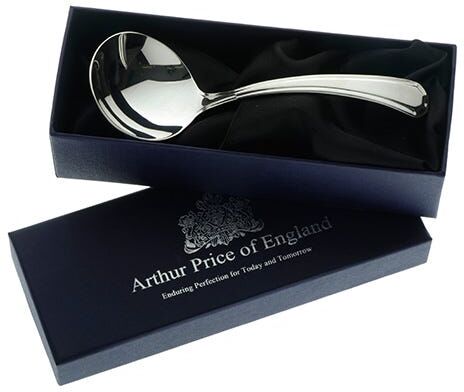 Arthur Price of England Grecian Sovereign Silver Cream Ladle