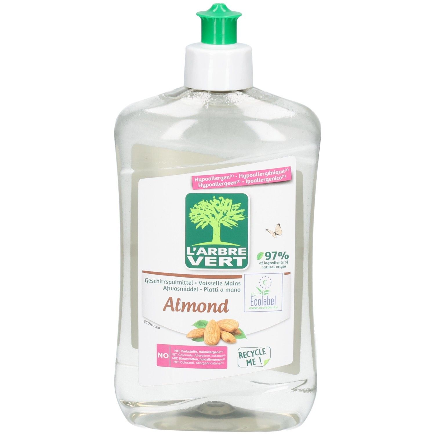L'arbre Vert Öko Geschirrspülm Mandel Fl 500 ml Liquidum
