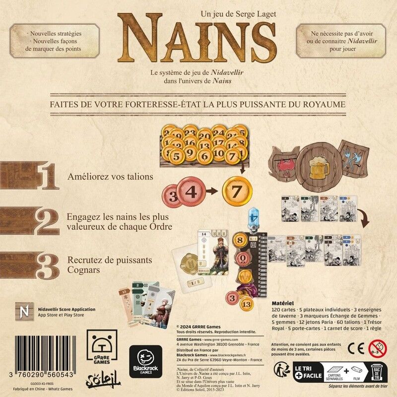 Grrre Games NAINS - (la mécanique Nidavellir)