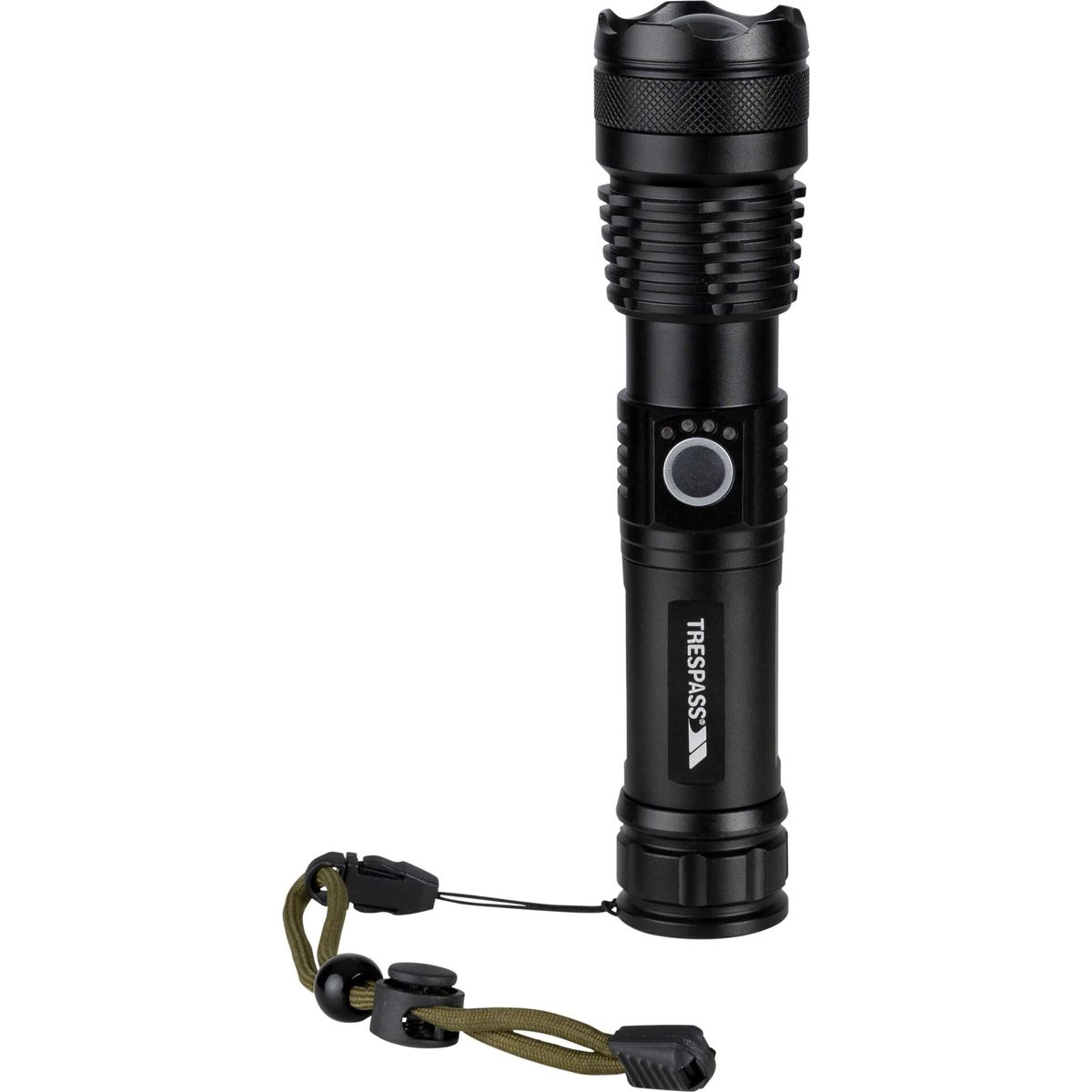 Trespass Edzell- Rechargable Torch black (BLK) EACH UUACMITR0237_BLK_EACH