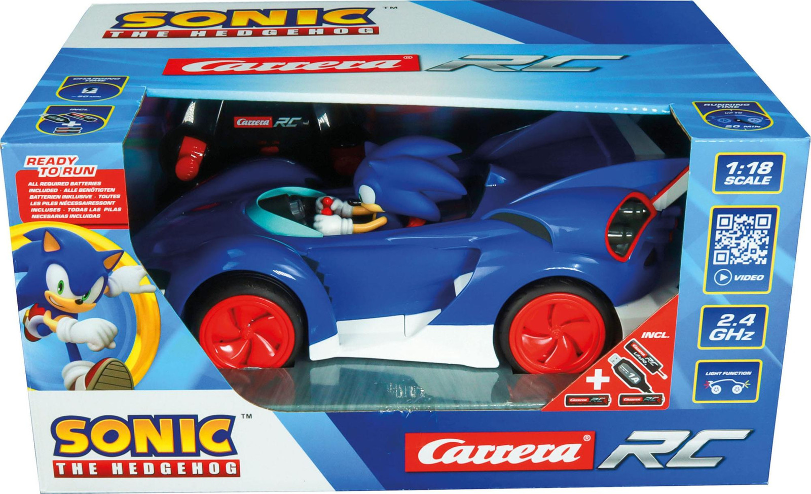 Carrera Team Sonic Racing Sonic Performance-versie 2,4 GHz