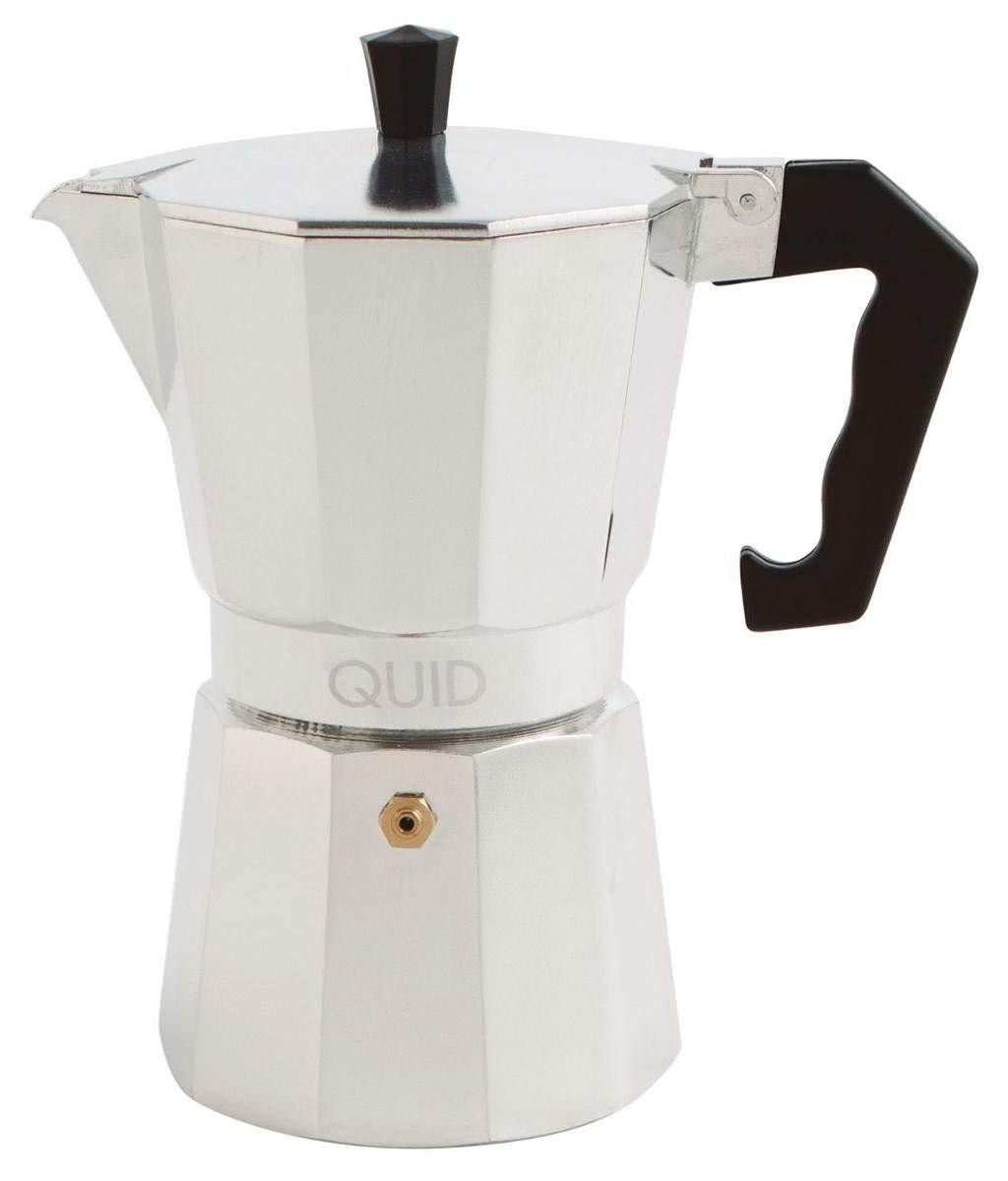 Dripio Moka-kan aluminium koffiezetapparaat voor 1 kop, grijs