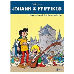 Johann und Pfiffikus Gesamtausgabe 2. Hexerei und Zaubersprüche, Comics + Manga von Peyo