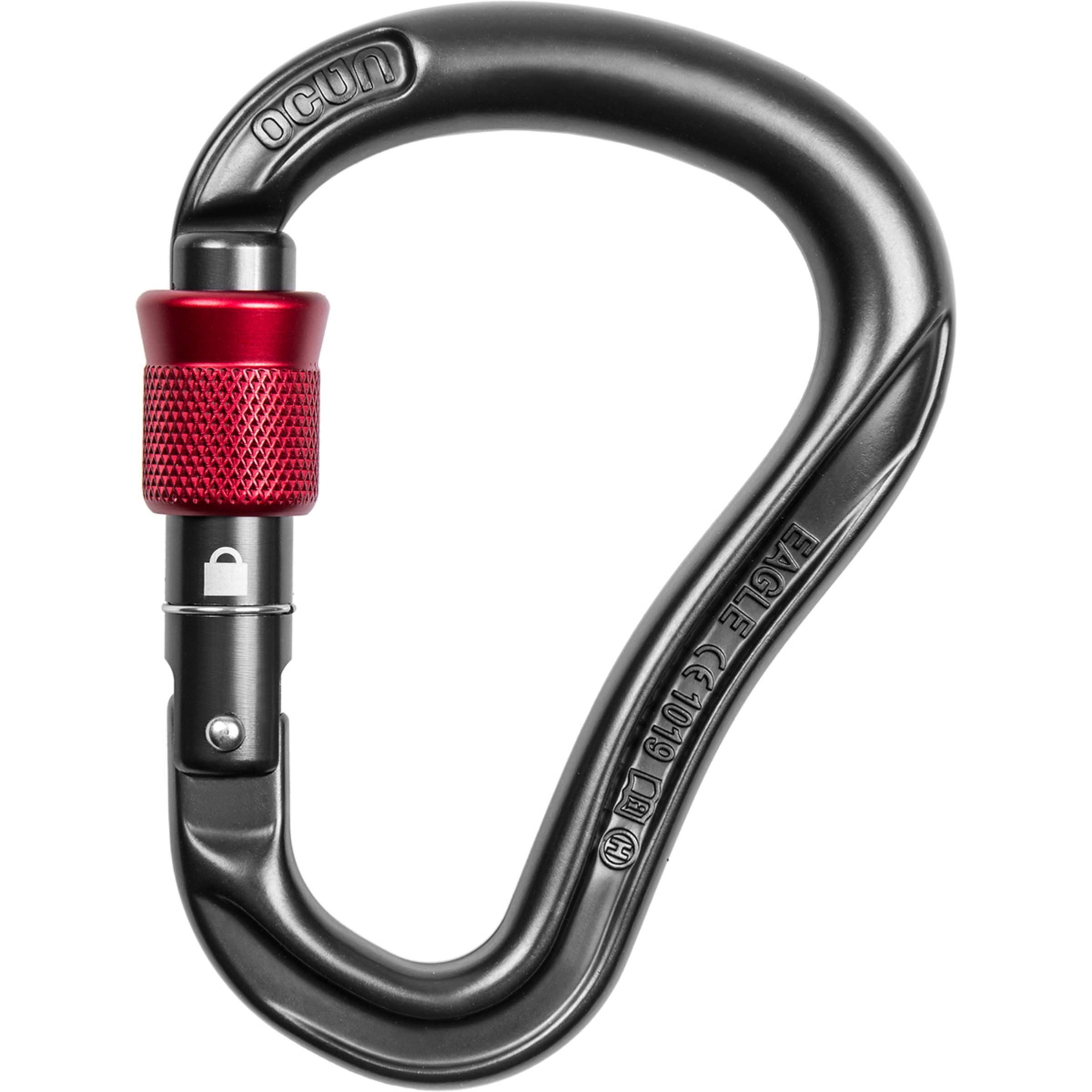 Ocun Eagle HMS Screw Karabiner Karabiner grau Alpinklettern | Sportklettern