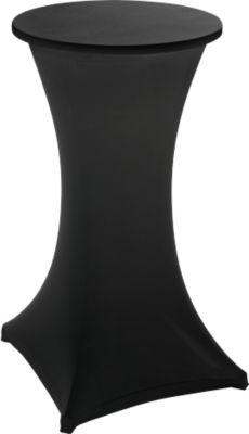 Stehtisch-Husse, ø 700 mm, schwarz