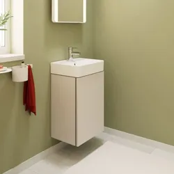 hansgrohe Xilesa E Waschtischunterschrank 54246780 430x330mm, für Handwaschbecken, Türanschlag rechts, sandbeige matt