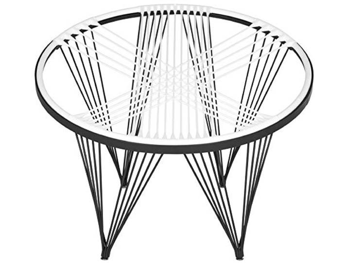 SAFAVIEH Metal Launchpad Chair, in Black and White