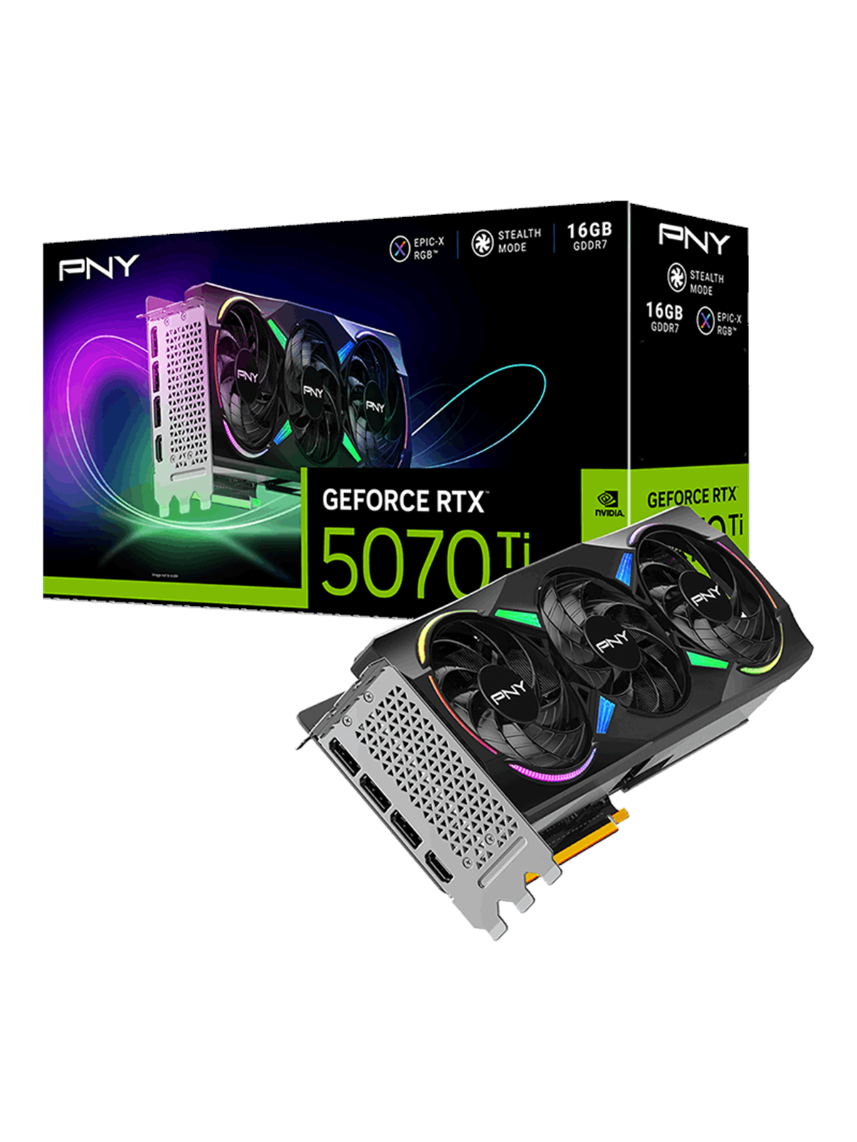 PNY GeForce RTX 5070 Ti Epic-X - 16GB GDDR7 RAM - Grafikkarte