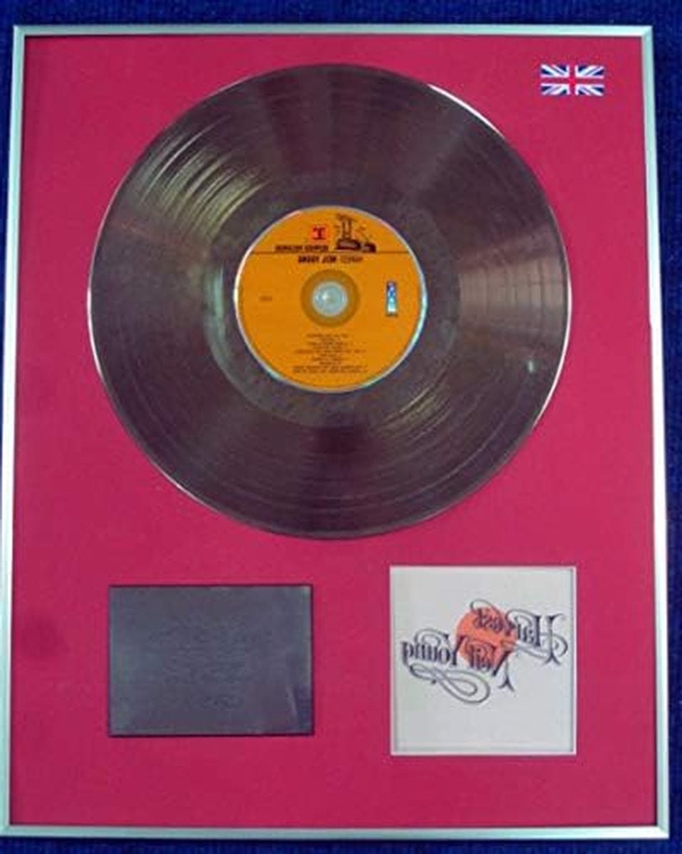 Gouden CD Presentatie Muziek Memorabilia Decoratie Limited Edition - 406 x 508 mm - Goud