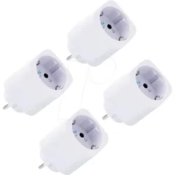 SHELLY PLUGMG3W4 - Shelly Plug M Gen3, weiß, 4-pack
