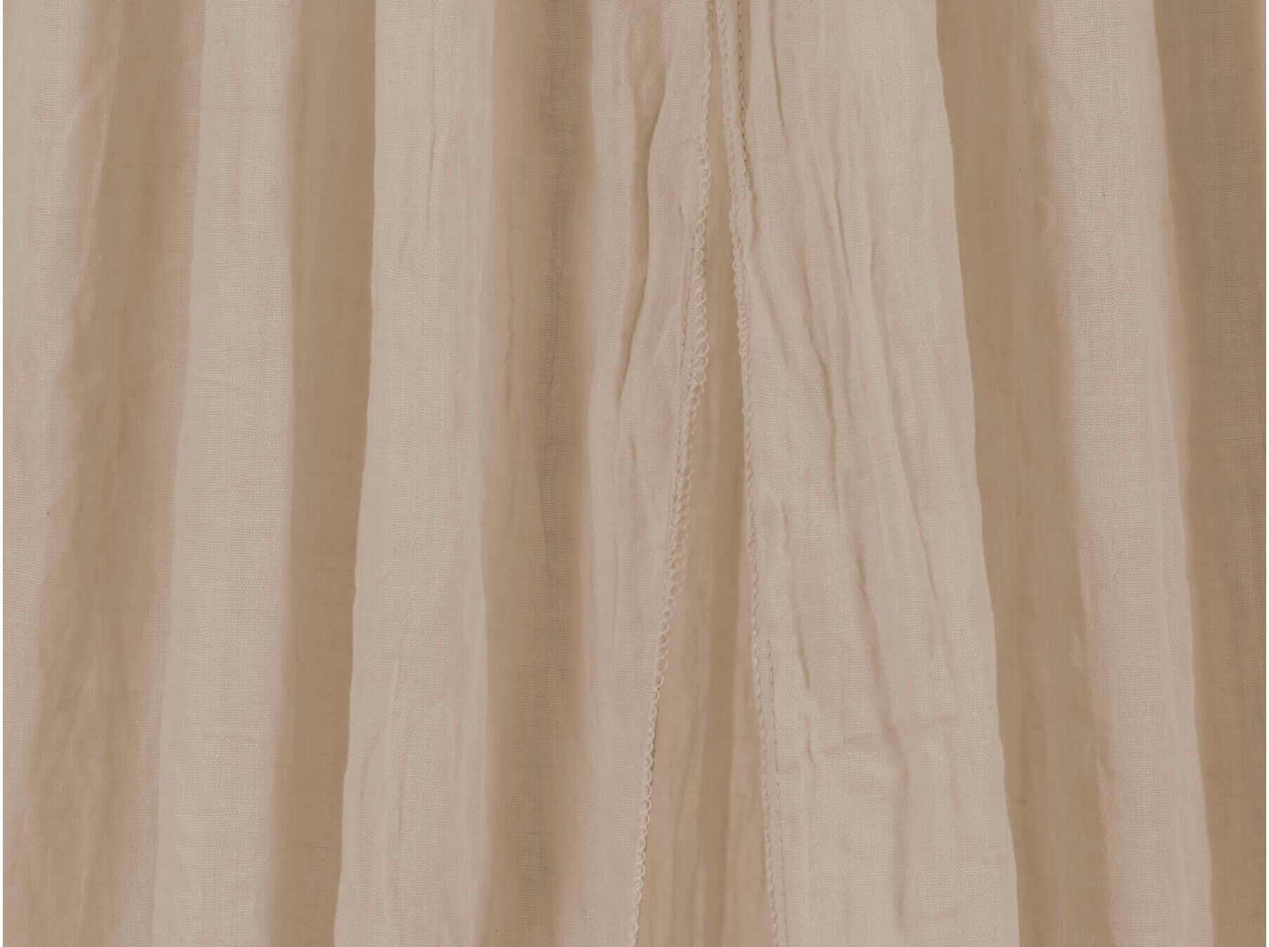 Betthimmel JOLLEIN "Vintage", Baby, braun (nougat), Baumwolle, Polyester, Betthimmel Betthimmel nougat Einheitsgröße