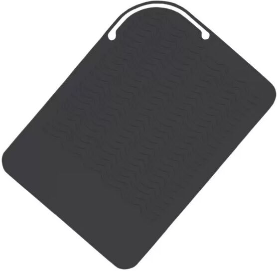 INF Hitzebeständige Silikonmatte für Haarstyling-Geräte Schwarz