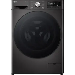 LG F2V7SLIM9B, Waschmaschine, Schwarz