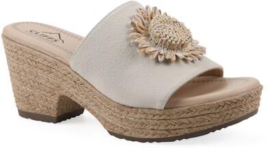 Women's Birkley Wedge Sandal by Cliffs in Off White Nubuck (Size 11 M)