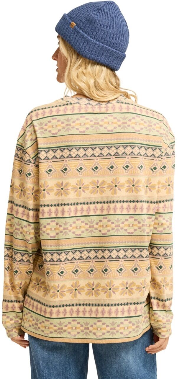 T-Shirt BILLABONG "A/DIV Wonderer Tom", Damen, Gr. S, beige (schwarz sands), Obermaterial: 100% Baumwolle., Shirts T-Shirt schwarz sands S