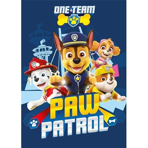 Plaid polaire Paw One Team - Blauw