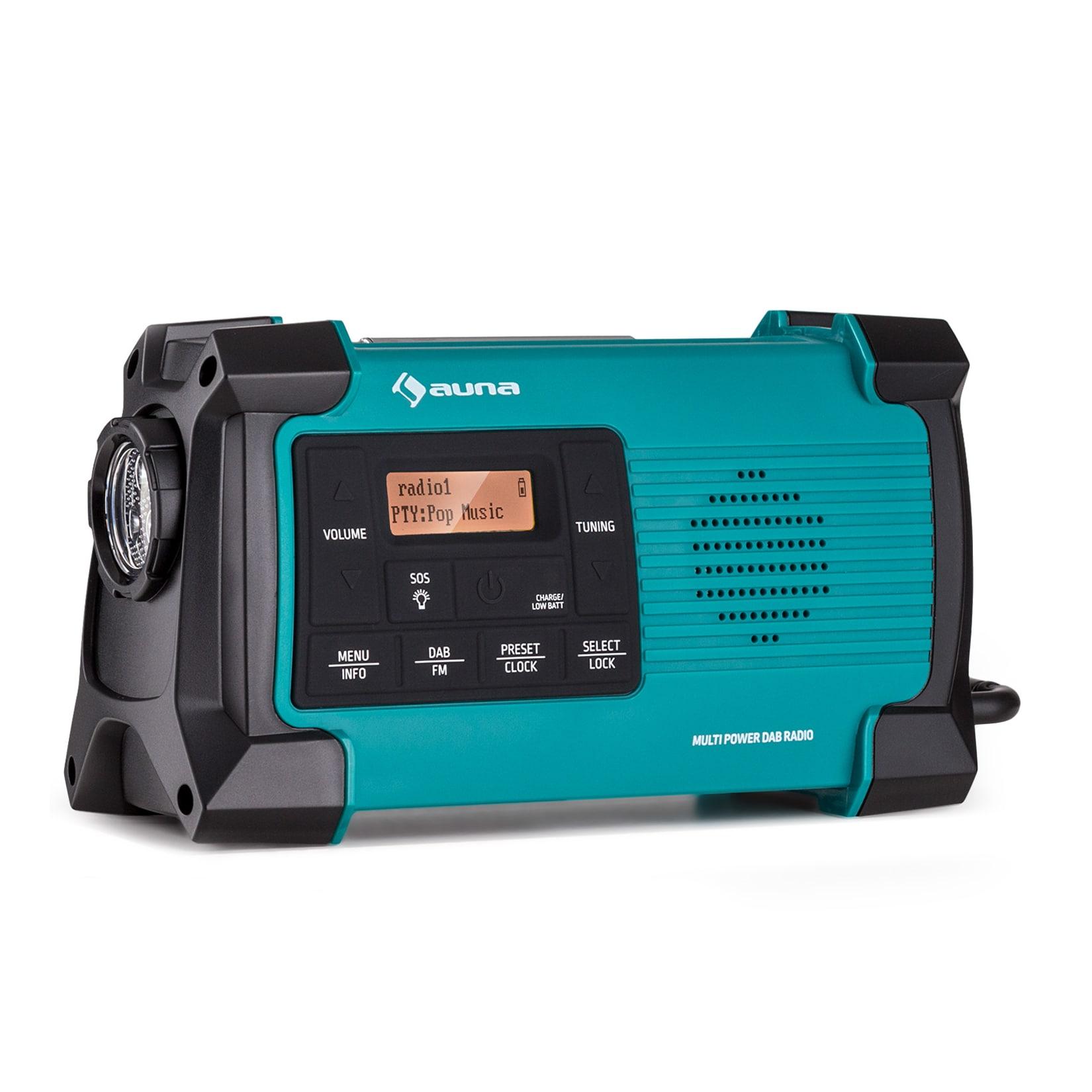 Patagonia DAB+ Outdoor-Radio DAB / DAB+ / FM Kurbelaufladung USB SOS-Alarm wasserdicht Grün