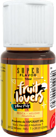 Super Flavor Yellow Pulp Aroma Concentrato 10ml Pesca Fragola Melone