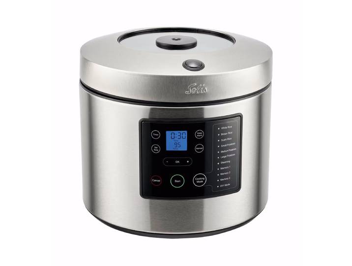 Solis Rice & Potato Cooker, 5 Liter Reiskocher – edelstahl