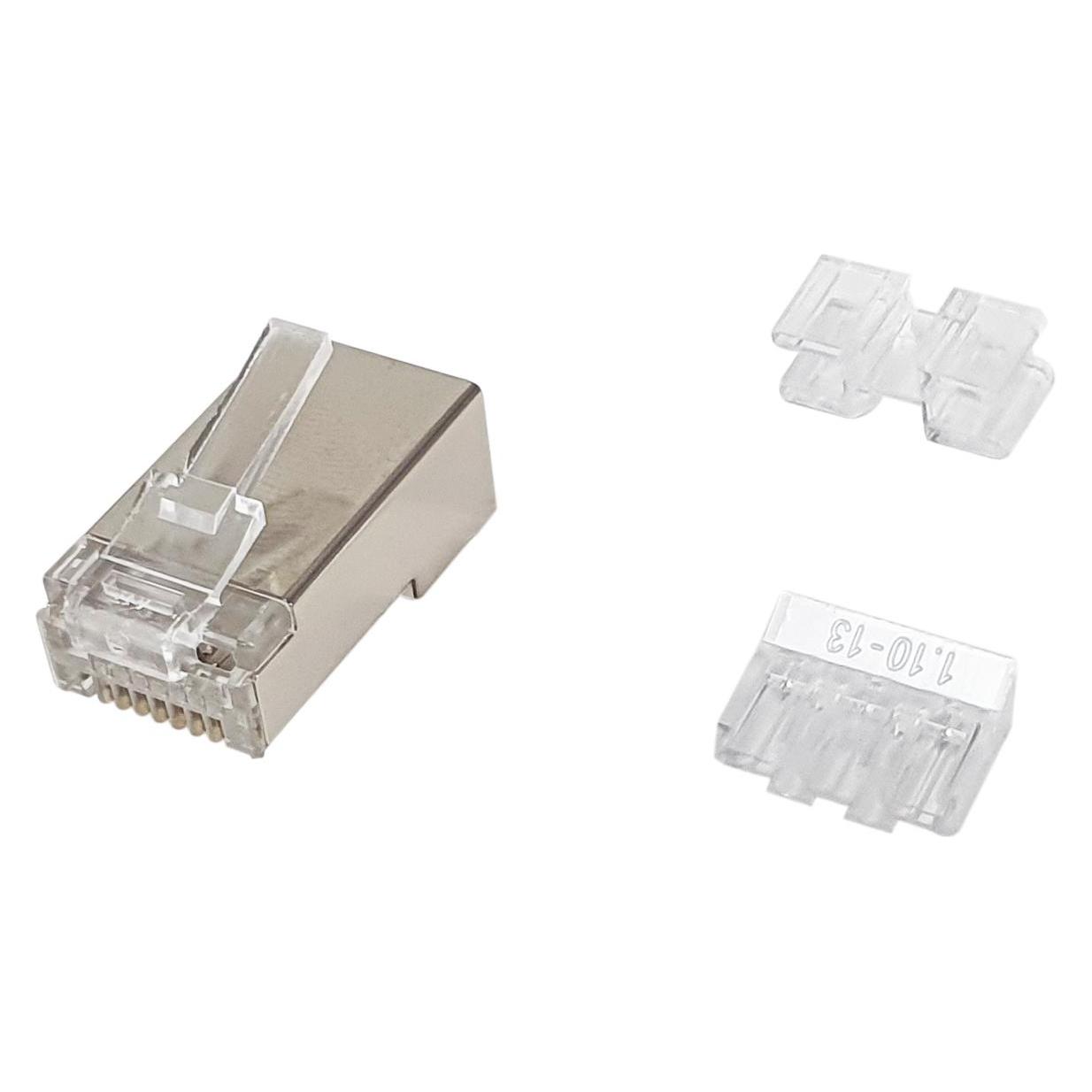 equip Stecker UTP Cat 6A RJ45 geschirmt (Netzwerkkabel Stecker) (21147)