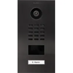 DoorBird D2101V IP Video Türsprechanlage – Titan-Optik (PVD)