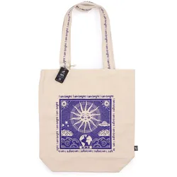 Hop Hare Tote Bag - I am Bright - 10oz Cotton canvas