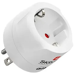 Reiseadapter Typ B, 3-polig f. USA Kanada, Karibik, Japan und Ostasien