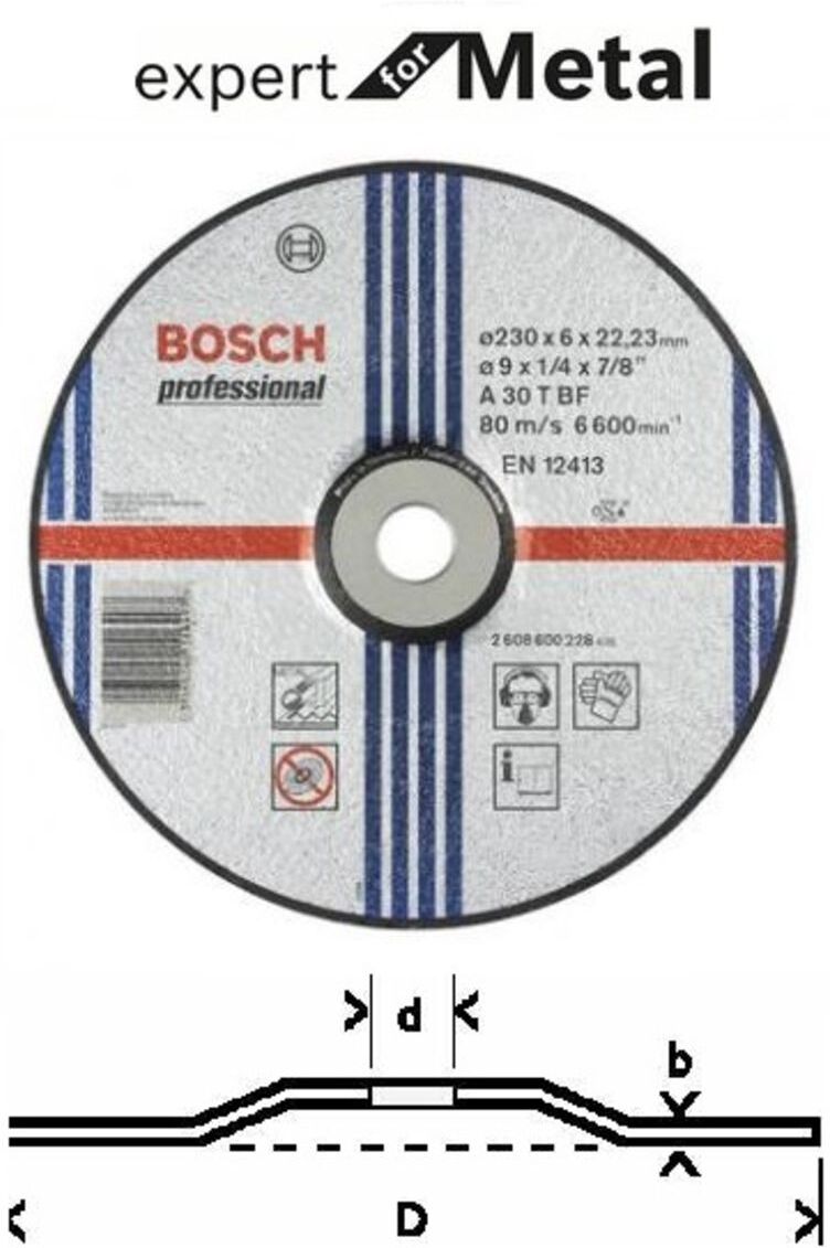 Bosch Dischi abrasivi 2 608 600 228