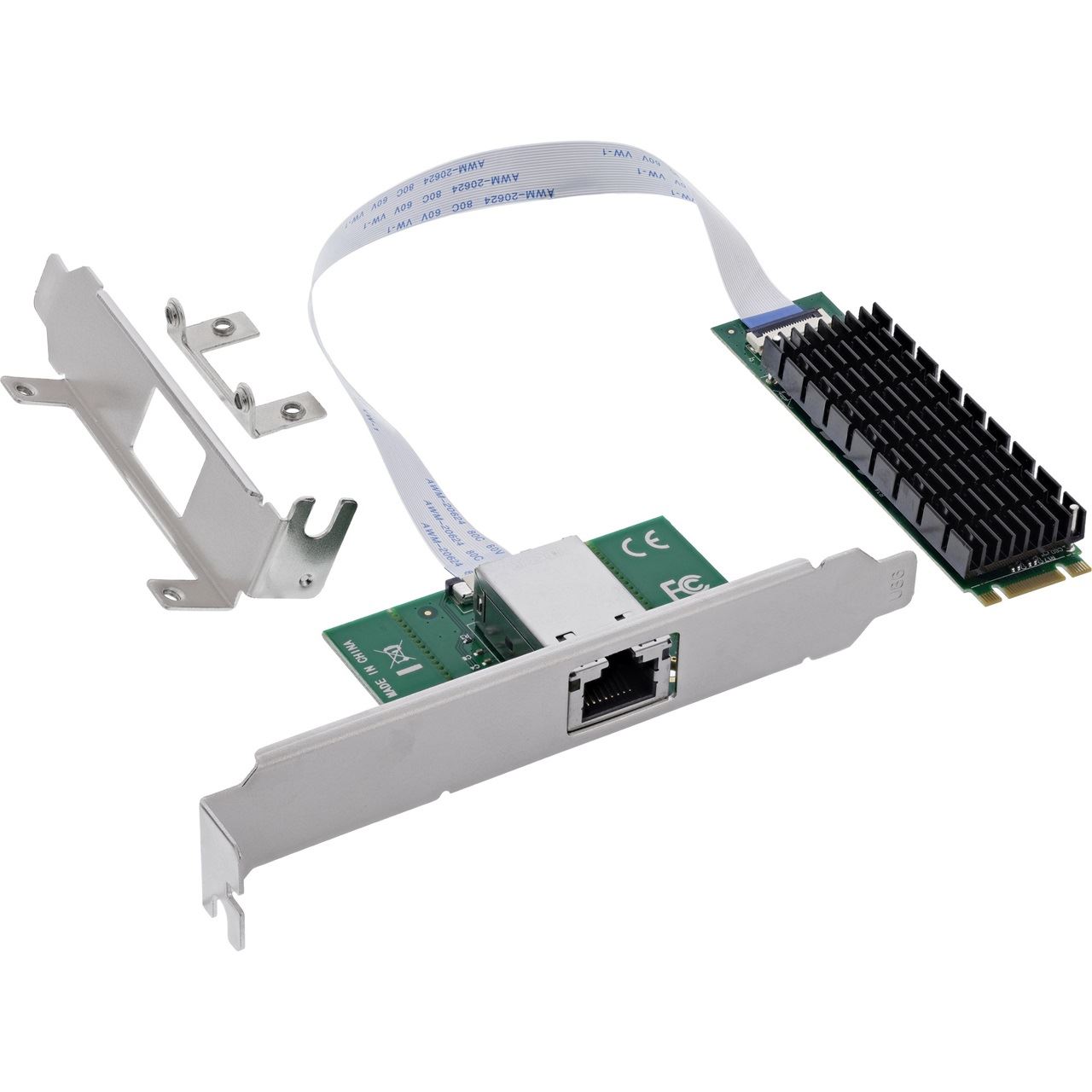 InLine Schnittstellenkarte, M.2 B+M zu 10 Gb/s RJ45