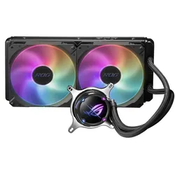 ASUS ROG STRIX LC II 280 ARGB All-in-One CPU-Wasserkühlung (Aura Sync, zwei adressierbare ROG-140mm-Radiatorlüfter)