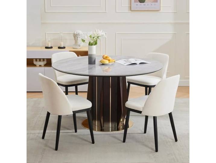 GarveeLife Modern Gepolsterte Esszimmerstühle 2er Set – Ergonomisch, Platzsparend, Komfortabel, Mit Holzbeinen, Ideal Für Küche, Wohnzimmer, Restaurant, Café, Büro