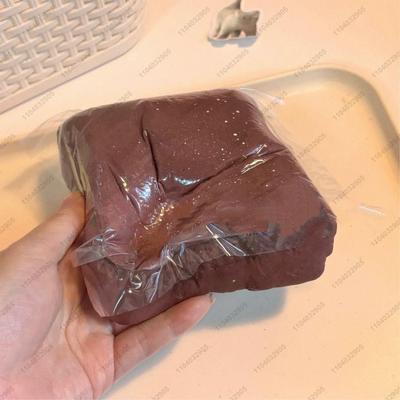 Uplifted Goods Soft Slow Rebound Butter Stick Squeeze Fidget Toy chocolate