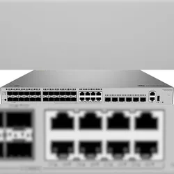 HUAWEI S530-24ST4XE 24xGE SFP ports 8 of which are dual-purpose 10/100/1000 or SFP 4x10GE SFP+ ports 2x12GE stack ports 1xAC power