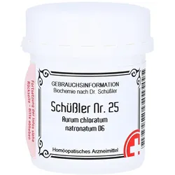 Schüssler Nr.25 Aurum chloratum natronat 400 St