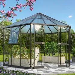 Vitavia Aktionsangebot (inkl. 100 Euro Zubehör): Gewächshaus "Galaxis 9000",schwarz,