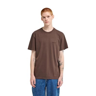 Sporttop ELEMENT "Lowcase Pigment", Herren, Gr. L, braun (java), Obermaterial: 100% Baumwolle., Tops Sporttop