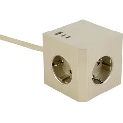 Mican Steckdosenwürfel PLUG BOX - L/B/H ca. 7.50x7.50x7.50