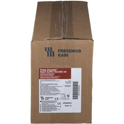Freka Drainjet Kochsalzlösung 0,9% ISO 10x120 ml Lösung
