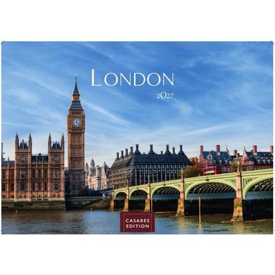 London Kalender 2027 – Wandkalender | Fotokalender England 35x50cm Grosses Format - Hochwertiger . mit Ansichten von Londons ikonischen