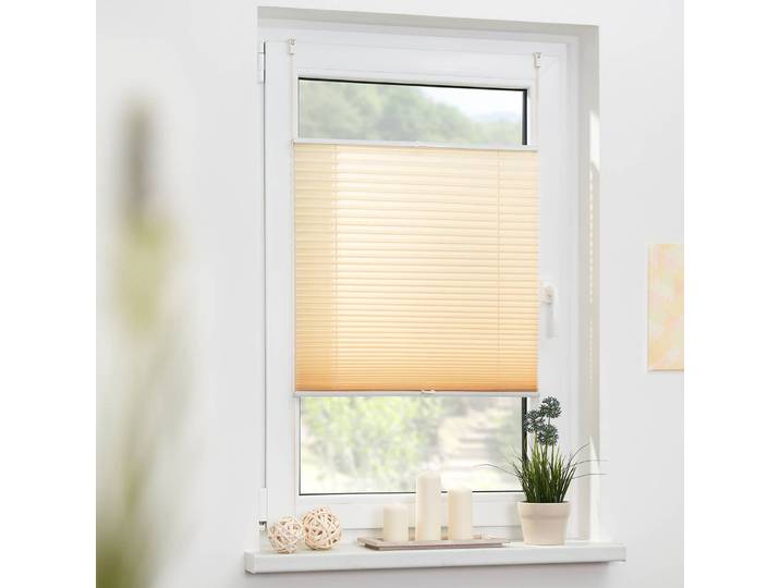 Plissee Klemmfix Colby 45 x 130 x 3cm Beige/Creme