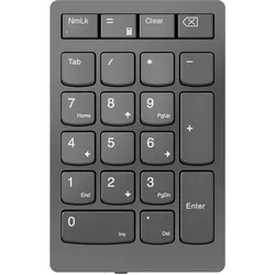 Lenovo Go Wireless Numeric Keypad (Nummernblock, Kabellos), Tastatur, Grau